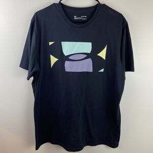 Under Armour Black Graphic Tee Shirt Size Extra Large